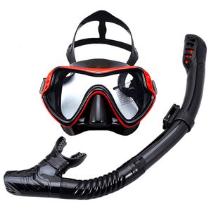 Dykmasker Joymaysun Professional Scuba Diving Masks Snorkling Set Adult Silicone Kjol Antifog Goggles Glasses Swimming Pool Equipment 230320