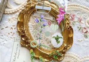 Prezent Vintage Rose Lawender Lavender Floral Wash Waski Pet Tape do planowania karty Making DIY Plan scrapbooking Plan dekoracyjny naklejka