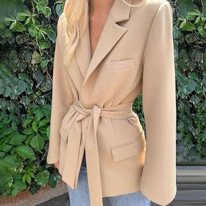 Abiti da uomo Blazer Stile europeo e americano S Nella primavera del 2023 Cappotto da abito slim con risvolto in vita cardigan da donna