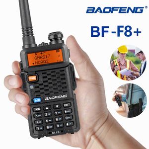 Baofeng BF-F8 Atualize a Nova Polícia de Walkie Talkie de duas maneiras de Radio Pofung F8 mais 5W UHF VHF Banda dupla ao ar livre transceptor de presunto de ham de longo alcance