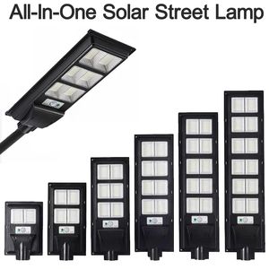 500 Вт Солнечные уличные светильники наружные светодиодные затопления датчик движения IP65 водонепроницаемые сумерки Рассвет солнечный свет