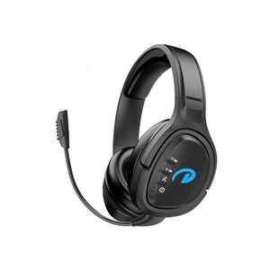 Kulaklıklar Bluetooth kulaklık kablosuz PC PS4 dizüstü bilgisayar için mikrofon stereo kablolu kulaklık ile kulak oyuncusu üzerinde