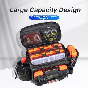 Fisketillbehör VZ Gear Bag Waterproof Fishing Storage Winter Outdoor Multi Pocket Rod 230320