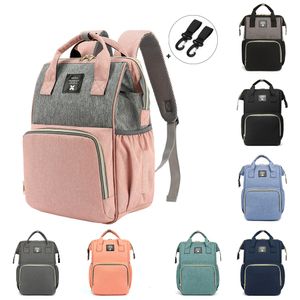 Bolsas de fraldas bolsa de bebê mochila impermeável Moda Mummy Mummity Mãe Mãe Mãe Mudando de Enfermagem para 230317