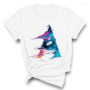 女性のTシャツファッションTシャツの女性ペイントパターン26英語のアルファベットスタンピングシリーズカジュアルOネック通勤快適なコットントップ