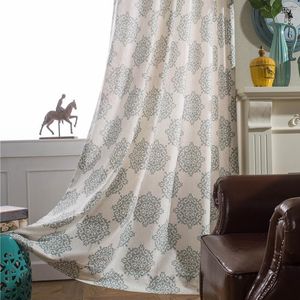 Cortinas cortinas ao ponto clássico cortinas de suprimento direto moderno algodão chinês simples e linho impresso para quarto quarto
