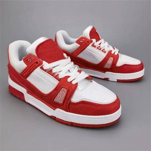 2022 Summer Breattable Classic Custom Mens Women Casual Shoes Trainer Designer Sneakers Printing Low Cut Green Red Black White Running Shoe 39-44 RG01