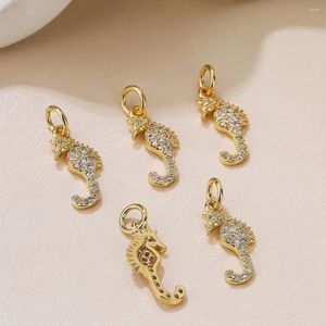 Charms Animals For Jewelry Making Seahorse Designer Diy Earrings Necklace Bracelet Charm Copper Pendant