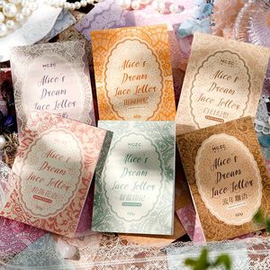 Carta da regalo Vintage Lace Background Papers per la creazione di carte Scrapbooking fai-da-te / Diario / Po / Notebook / Buste Materiali decorativi artigianali