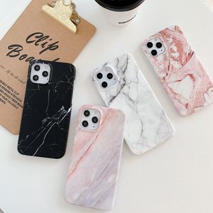 Luxury cases Fashion Marble IMD Cover Case for iPhone 13 11 12 14 Pro Max 13 12 Mini X XR XS Max 10 7 8 Plus Se Soft Anit Knock Cases