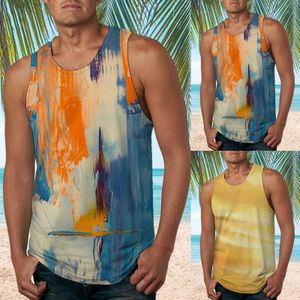 Herren Tank Tops Männer Tank Top V Sommer Casual Sport Ärmelloses Hemd Strand Boho V Bodybuilding Mann Gym Workout Cloing ropa hombre Z0320