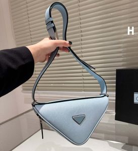 23ss Designer Triangle Bag Fashion Shoulder Bags Women Crossbody Handbag Set Mini Coin Case Wallet Purse Luxury Available In Five Colo