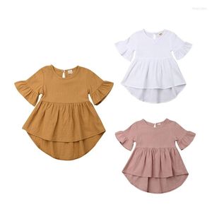 女の子のドレス幼児の赤ちゃん夏コットン服チュチュドレスキッズサンドレス服子供幼児ヴェスティドスプリンセスパーティー