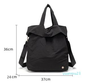 Casual Handtasche Frauen Schulter Taschen Rucksack 19L Große Kapazität Umhängetasche Verstellbaren Riemen Arbeit Umhängetasche LL 61