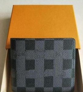 Designer wallets luxury Leather Men short Wallet for women Men Coin purse Clutch Bags with box L009