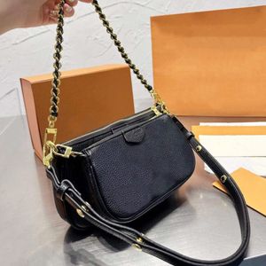 Роскошные женщины Louisits Multi Pochette Louiseits Дизайнерские сумки сумочки кошелек Viutonits Fashion Chail Leathbody Crossbode Sukle