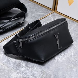 New Fashion Fanny Pack Designer Leather Women Mens Bum Bag Zipper Belt Bags Unisex Cross Body Waist Bags Outdoor Sport Bumbag 3 Style