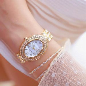 Pulseira de pulseira Bracelet Selk Watch Women Women Women Welts Rates Stone Inicial Aço Interior Bling Diamand Feminina Lady Official Store 2023