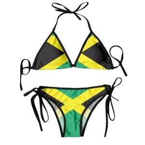 Bikinis Set Sexy Brasilianische Tanga Bikini Mujer Bademode Frauen 2023 Jamaika Flagge Sommer Beachwear P230316