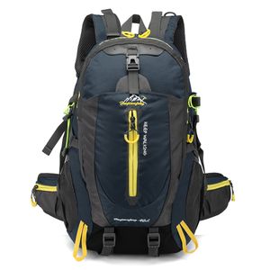 Outdoor -Taschen 40L wasserdichtes Klettertaktik -Rucksack -Reise -Wanderrucksack Laptop Daypack Trekking Rucksack Outdoor Männer Frauen Sporttasche 230317