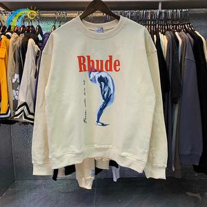 Erkek Hoodies Sıradan Gevşek Hoodie Style Trend Fashion 2022FW Sıradan Gevşek Kayıp Siyah Erkekler Kadın Yüksek Kalite Monaco Altın Yardım Kazak Birleştirme