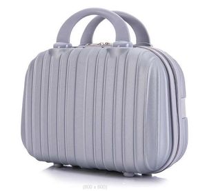 Resväskor Suitcase Female 13Inch Mini Cosmetic Case Liten resväska Student Toatetry Bag 230317