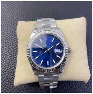 Topp VSF Mens Watch Diameter 41mm Datejust vs 3235 Integrerad rörelse Kinetisk energilagringstid på 72 timmar Sapphire Crystal Glass Mirror 904L Rostfritt stål Band