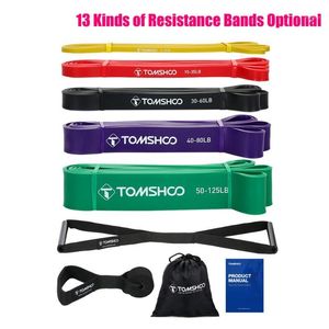 Motstånd Bands Tomshoo Set Pull Up Assist Powerlifting Apport Stretch Band Fitness1