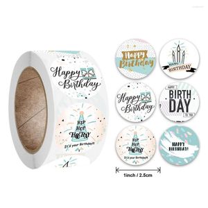 Gift Wrap Happy Birthday Stickers For Children Bee Thank You Decor Handmade Seal Label Box Tag Wedding Baby Shower Candy