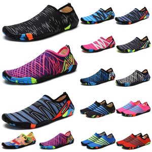 Quick Dry Aqua Shoes Plus sand Size Nonslip Sneakers red black orange green pink grey Women Men Water Shoes Breathable Footwear Light Surfing Beach Sneakers
