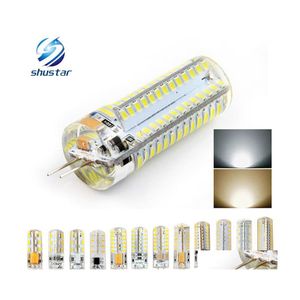 Led Bulbs G4 Ac Dc 12V 220V Corn Lamp 3W 5W 6W 8W 9W Light 3014 Bb Sile Lamps Crystal Chandelier Home Decoration Drop Delivery Light Dhcy2
