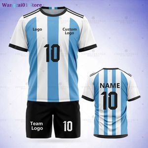 wangcai01 Men's T-Shirts Custom Mesh Cloth Brand New Club Football Shirt Custom Suit Adult Children Football Training T-shirt DIY Team Football Game Suit 0320H23