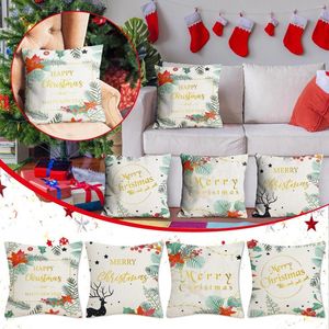 Travesseiro de linho de natal hug brophcar caixa de travessa de manga Papai Noel 18x18 polegadas travesseiros corporais para adultos #t1p