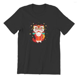 Camisetas masculinas T-shirts Ano do rato 2023 chinês r s zodiac A Graphic Cosplay Tops