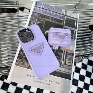 Purple Case Designer Fonecase dla iPhone 14 Promax 11 12 13 Pro Max Pink Mobile Phone Case P Telefony Cover Unisex Soft Shell
