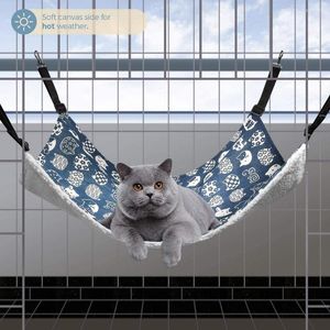 Kattbäddar husdjur lekpen diy djurlådor grotta hängande hängmatta leveranser sovsäck andas tillgänglig varm sängmatta
