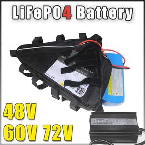 LiFePO4 48V 60V 72V 20AH Triangle Bag Battery Pack