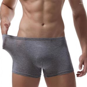 Unterhosen Gesundheit Bambus Männer Unterwäsche Boxer Baumwolle Sexy Crotchless Mann Cuecas Masculina de Marca