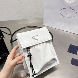 高級バッグデザイナートライアングルレター印刷ファッション携帯電話バッグ女性用高品質のクロスボディ