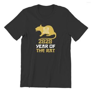T-shirty T-shirty Rok szczura chińskie zodiak r 2023 T-shirt niestandardowy punkowy uroczy kawaii hip-hop plus size 32125