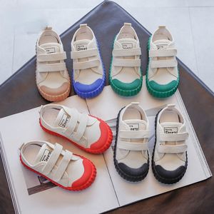 Sneakers Kids Shoes for Girl Autumn Baby Canvas Girls Casual Soft Bottom Nonslip Boys Toddler 19 Years Old E06233 230317