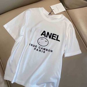 Designer Channel 2023 Women T Shirt Hoodie Shorts Short Sleeve Casual Sports Par Relaxed Korean Version Ins Fashion Small66