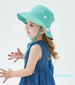 LL-YDPF32 Cappelli da esterno per bambini Cappello da pescatore Cappello da sole per bambini Cappellini per bambini Casco da sole Copricapo regolabile 221