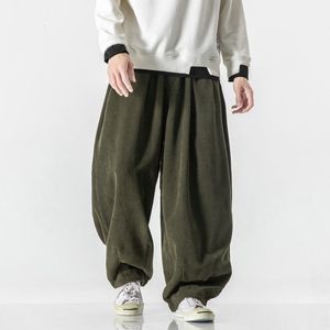 Calça masculina calça casual masculina calça de harém de rua moda mulher longa tamanho grande tamanho solto machos de moletom harajuku estilo m-5xl 230320
