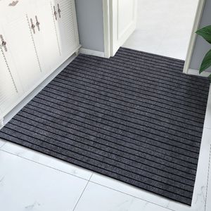 Carpet Large Thin for Mall Door Entrance Doormat Outdoor Indoor Floor Mat Non Slip Living Room Rugs Grey Kitchen Can Be Cut 230320