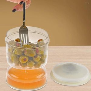 Storage Bottles Hourglass Jar Pickle Can Dry And Wet Separate Food Kitchen Supplies Fermentation Kit Juice Separator Container