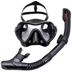 Dykmasker Professionella dykmasker Snorkelset Vuxen silikonkjol Antidimglasögon Glasögon Simbassängutrustning 230320