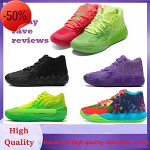 OG MB MB.01 RICK и MORTY Basketball Shoes For Sale Lamelos Ball Men Женщины -тренеры радужные мечты Buzz City Rock Ridge Red Melos MB 2 Low