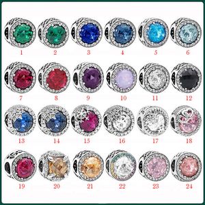 2023 Nuovo popolare S925 Sterling Silver Pandora Cat Eye Marine Moon Night Snow Flower Cat Eye Parti di gioielli da donna fai da te Perla