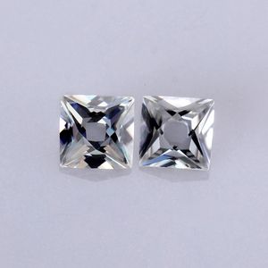 Loser Diamant CHEESTAR GEMS, Ton gh Farbe, quadratischer französischer Schliff, nahezu weißer Edelsteindiamant 230320